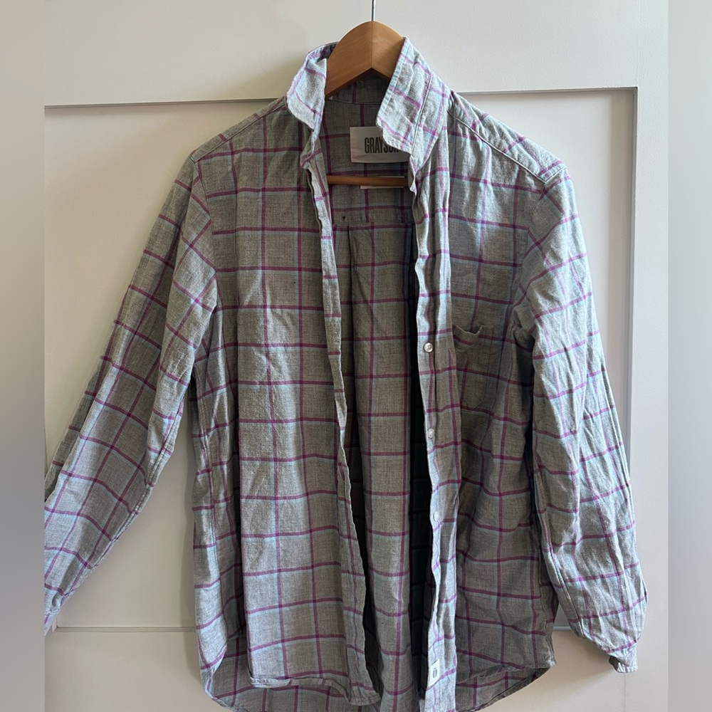 Grayson Flannel Button Down Shirt - image 1